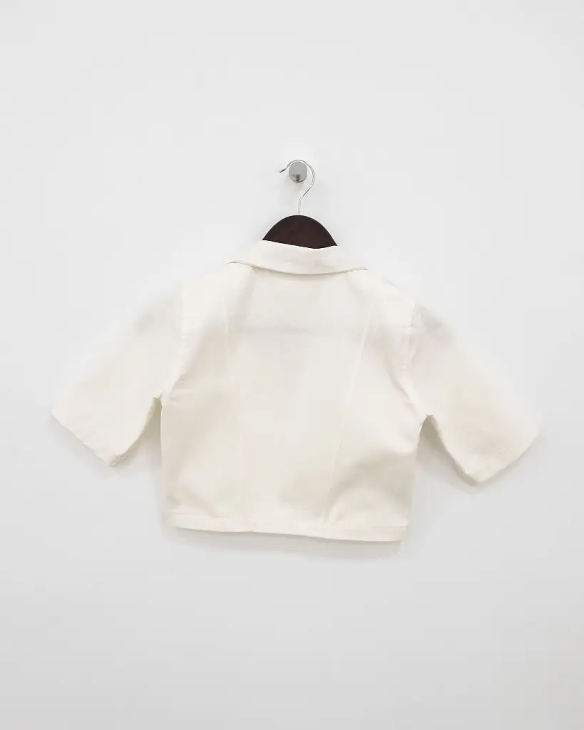 Chaqueta marfil - confeccionado en algodón - colección SABANA - 1.webp