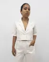 Chaqueta marfil - confeccionado en algodón - colección SABANA - 2.webp